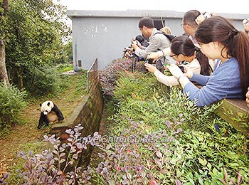 Guests in Breeding and Research Center